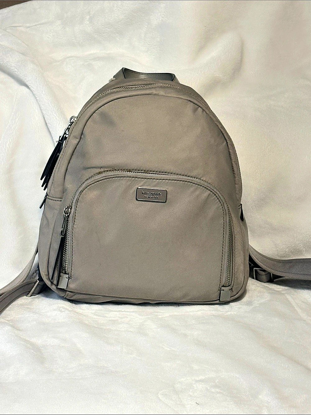 Kate Spade Backpack in Gray Like New